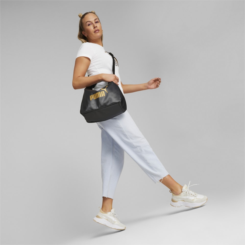 Изображение Puma Сумка Core Up Hobo Bag #2: Puma Black