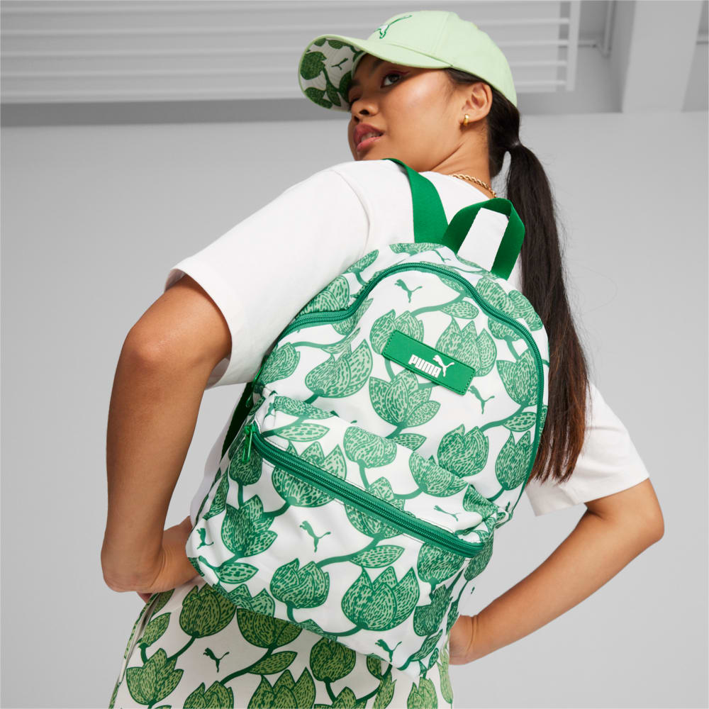 Изображение Puma Рюкзак Core Pop Backpack 12L #2: Archive Green-Blossom AOP