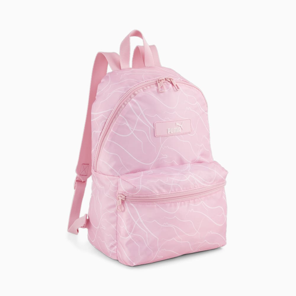 Изображение Puma Рюкзак Core Pop Backpack 12L #1: Pink Lilac-graffiti AOP