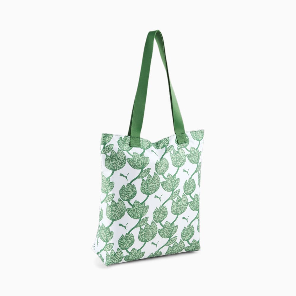 Изображение Puma Сумка-шоппер Core Pop Shopper #2: Archive Green-Blossom AOP