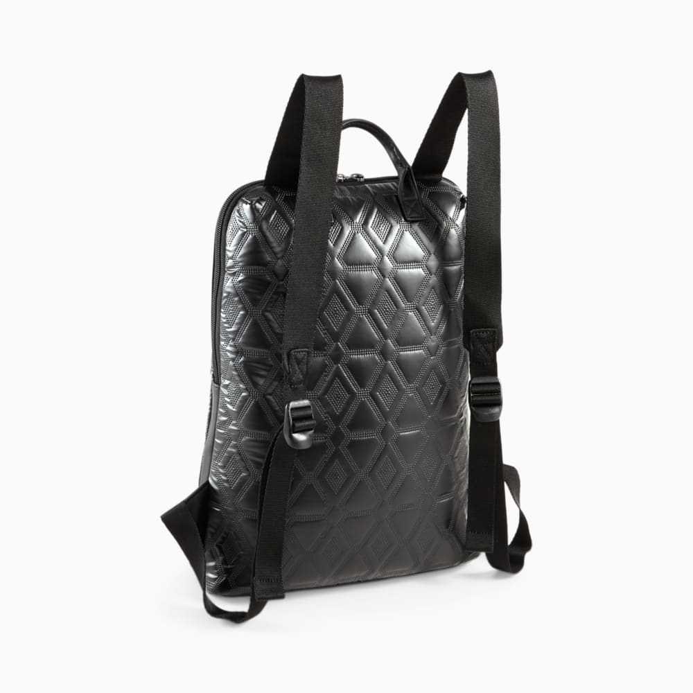 Puma black leather backpack sales