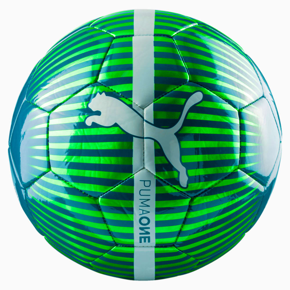 Изображение Puma Футбольный мяч Puma One Chrome ball #2: GreenGecko-Deep Lagoon-White