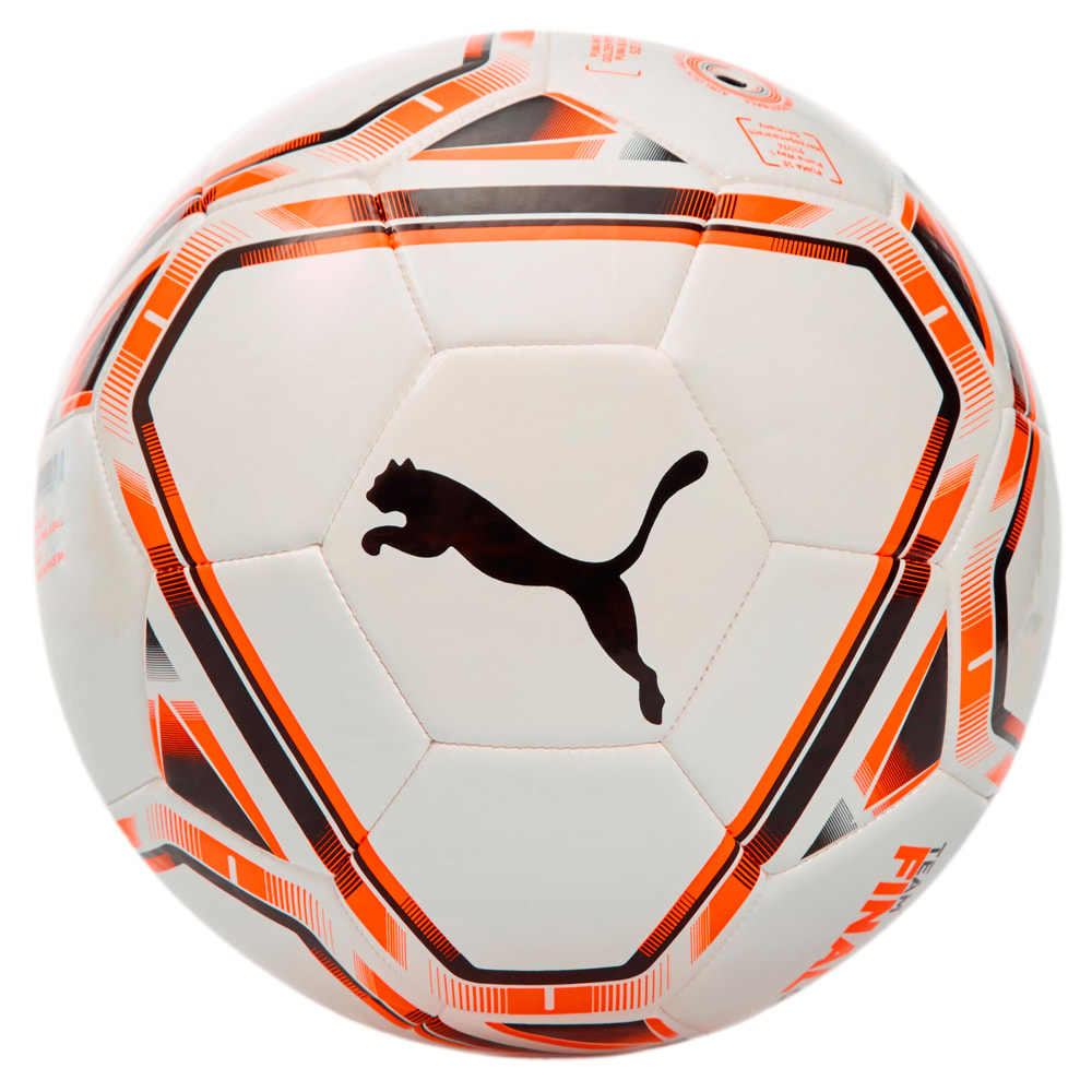

PUMA - Мяч FCSD Final 6 Football Ball – Puma White-GOLDEN POPPY-Puma Black –, Белый