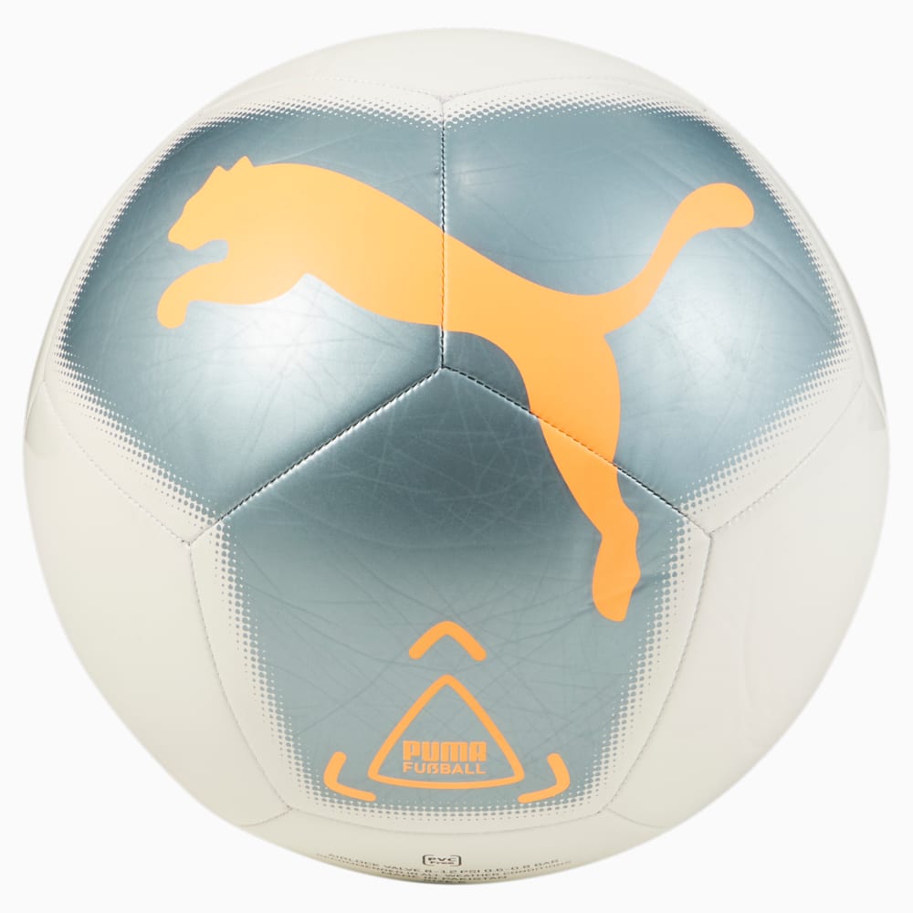 Зображення Puma М’яч Big Cat Football #1: Neon Citrus-Diamond Silver-Puma White