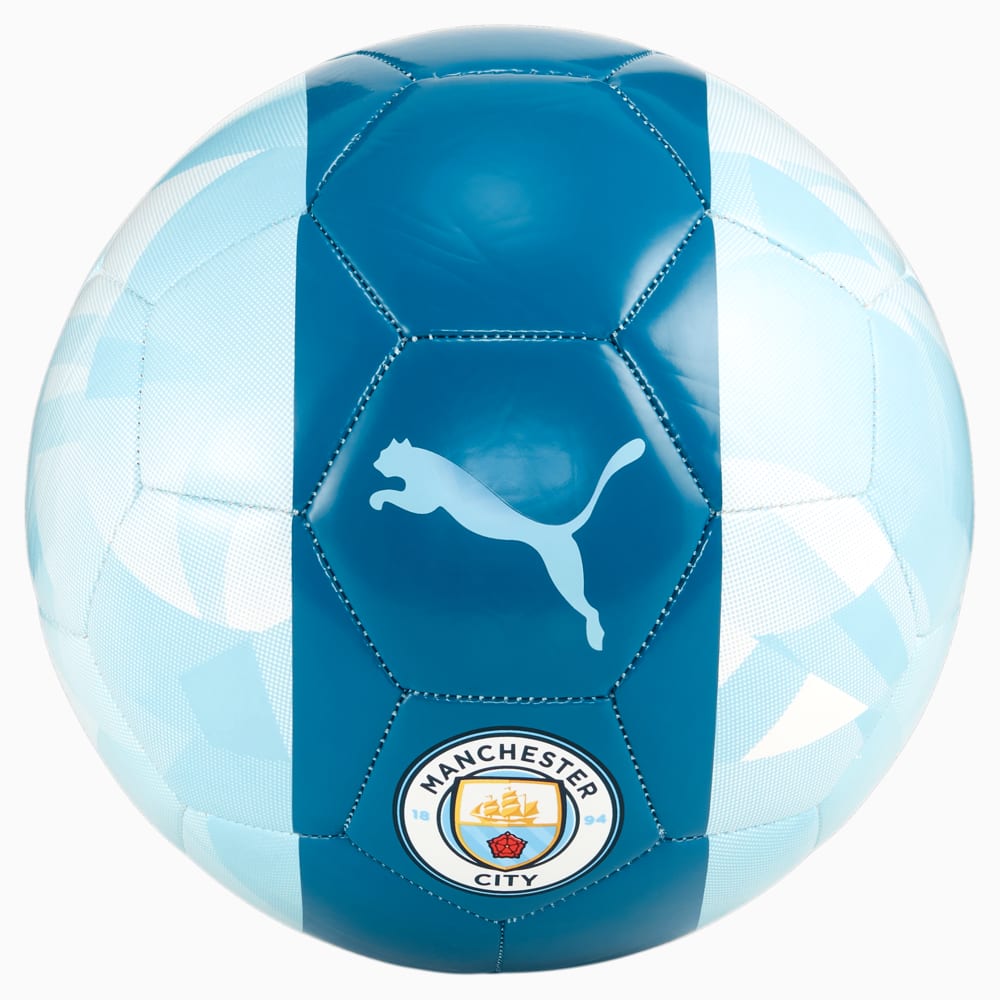 Изображение Puma Футбольный мяч Manchester City FtblCore Football #2: Silver Sky-Lake Blue