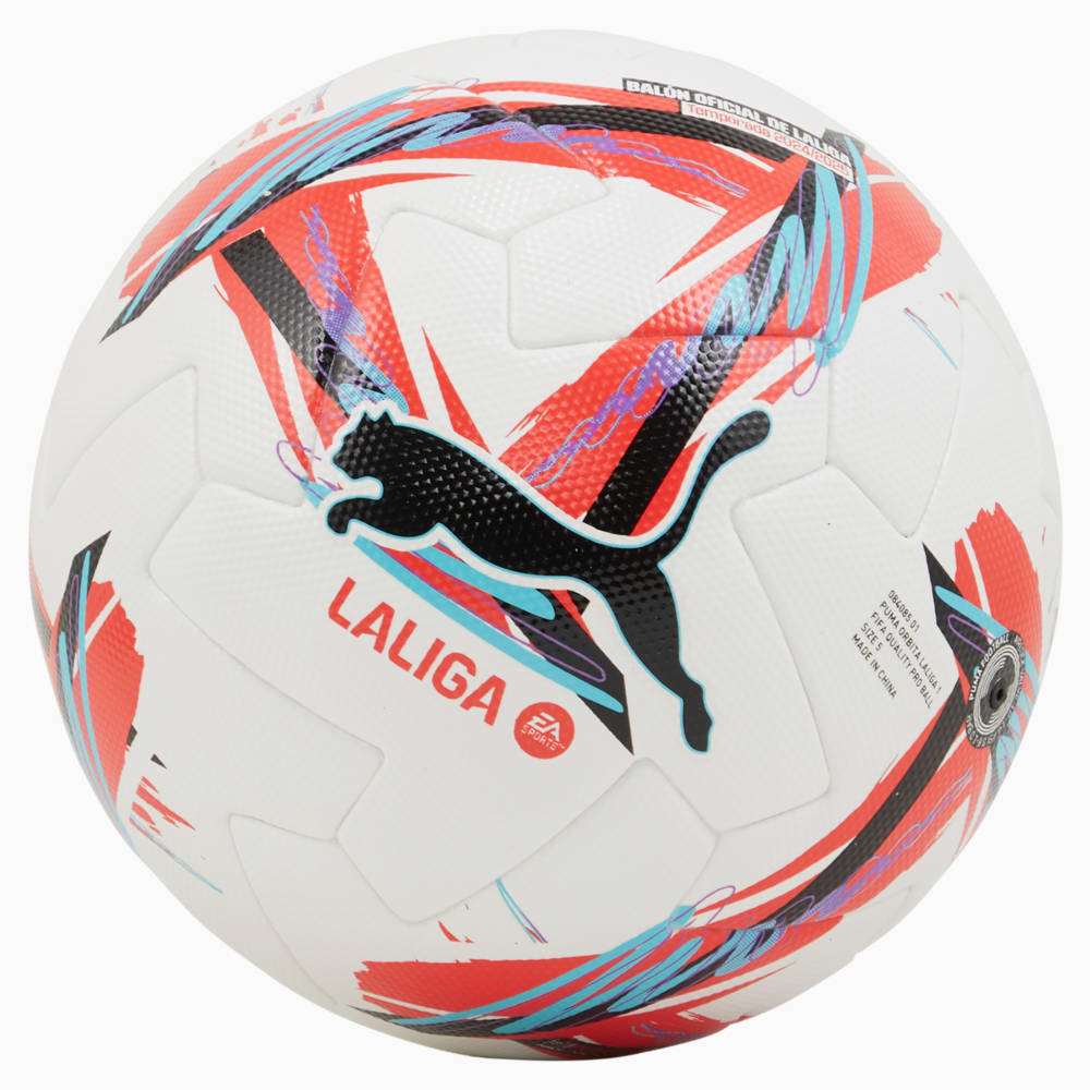Зображення Puma Футбольний м’яч Orbita LaLiga 1 Football (FIFA® Quality Pro) #2: PUMA White-multicolor