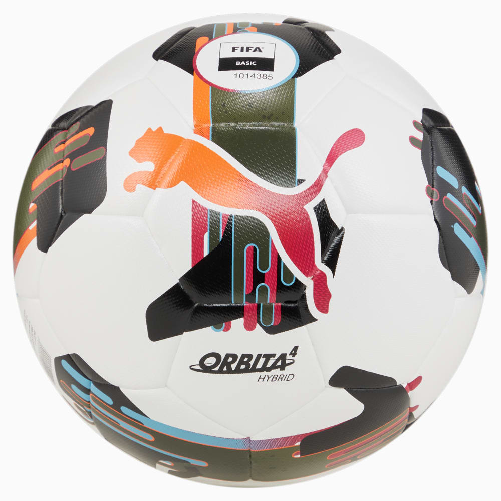 Зображення Puma Футбольний м’яч Orbita 4 Hybrid S4 Football (FIFA® Basic Quality) #1: PUMA White-multicolor