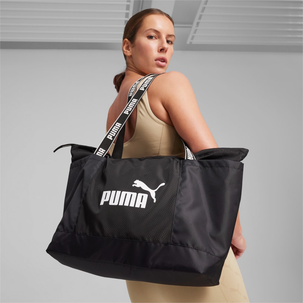 Изображение Puma Сумка Core Base Large Shopper Bag #2: Puma Black