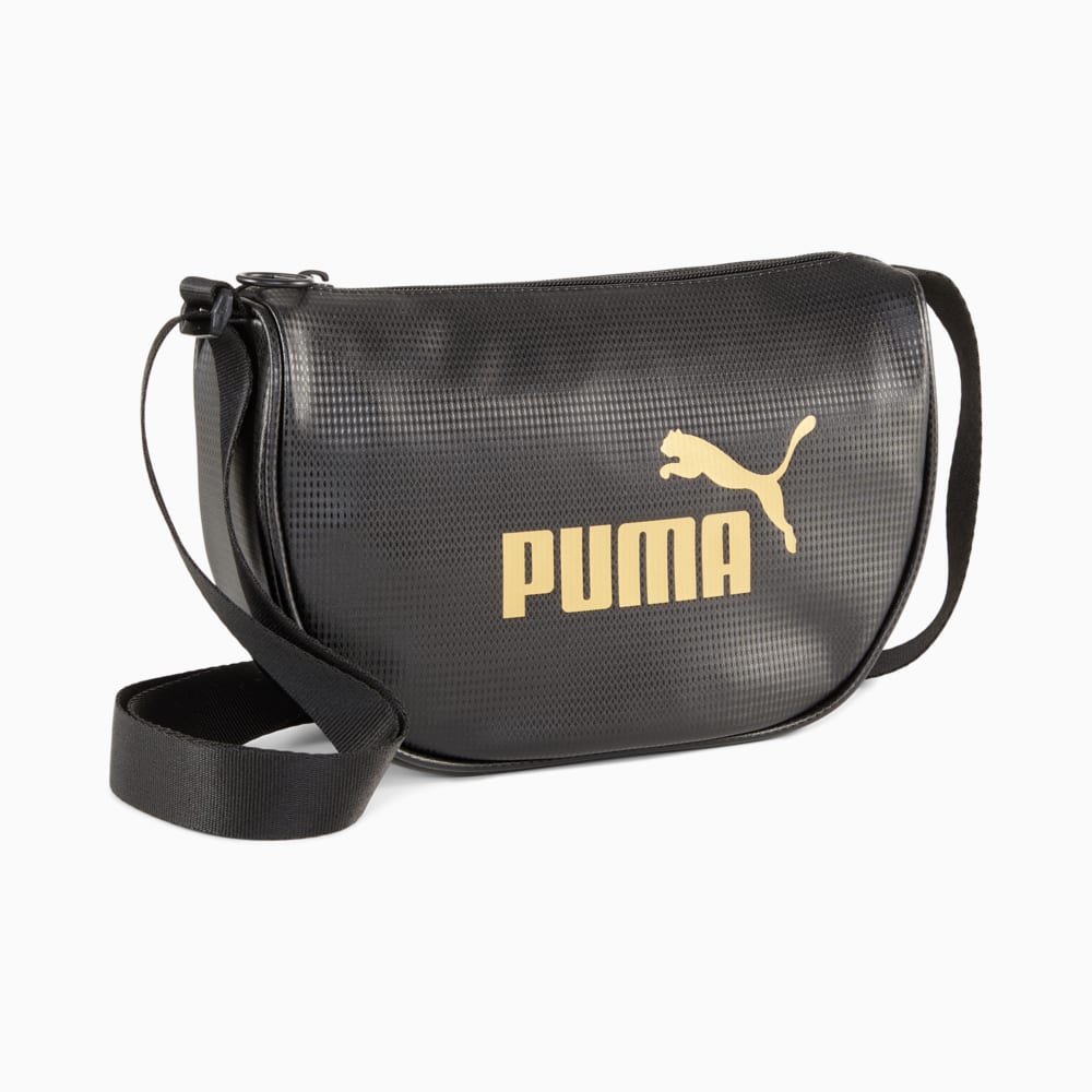 Изображение Puma Сумка Core Up Half Moon Bag #1: Puma Black