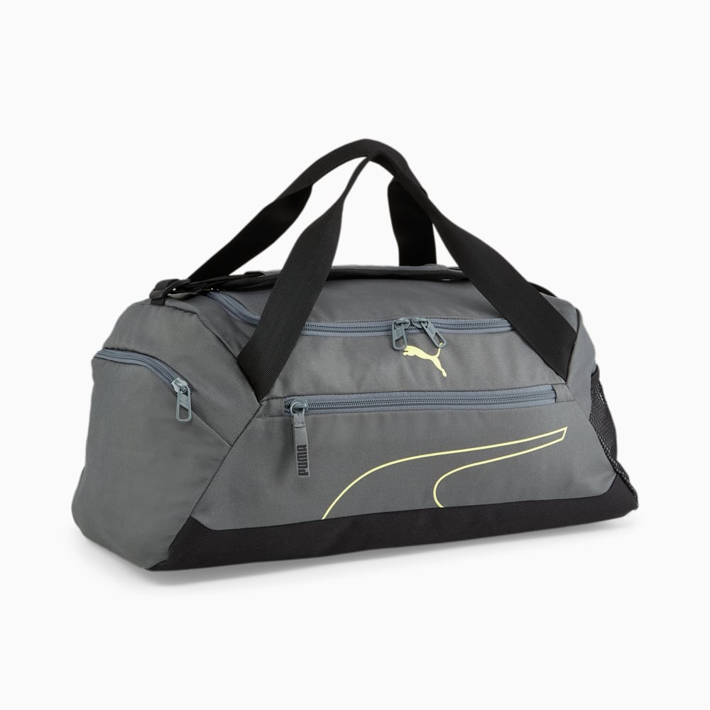 Зображення Puma Сумка Fundamentals Small Sports Bag #1: Mineral Gray-Lime Sheen