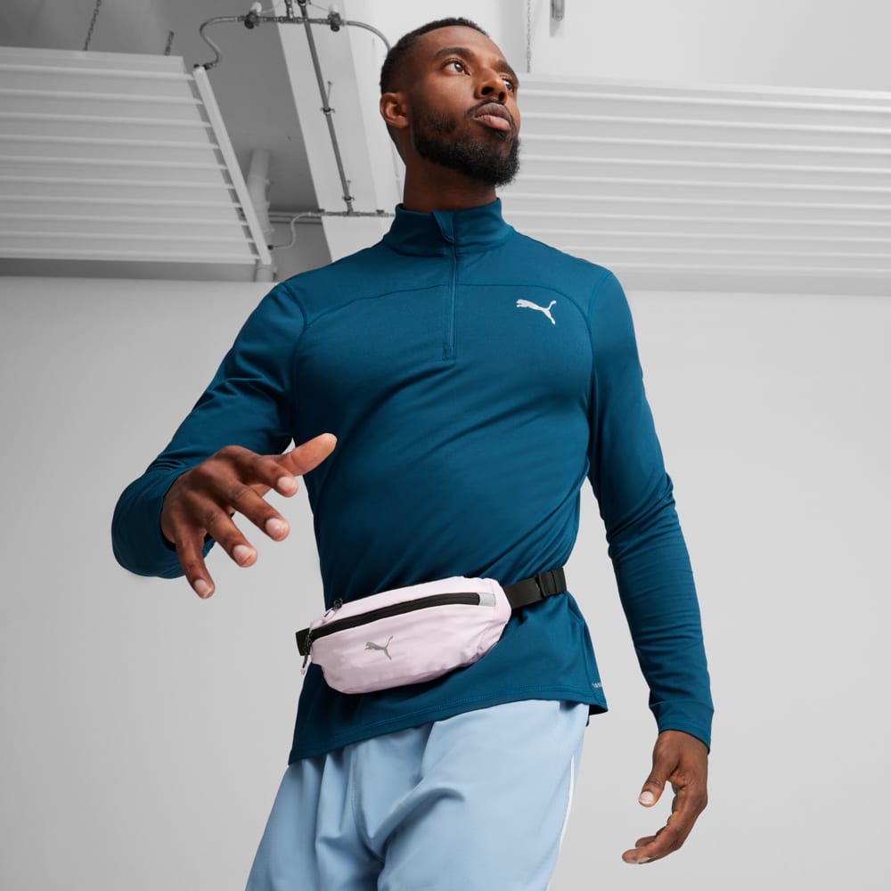 Изображение Puma Поясная сумка PR Classic Running Waist Bag #2: Grape Mist