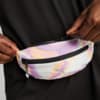 Изображение Puma Поясная сумка PR Classic Running Waist Bag #3: PUMA White-Grape Mist-AOP