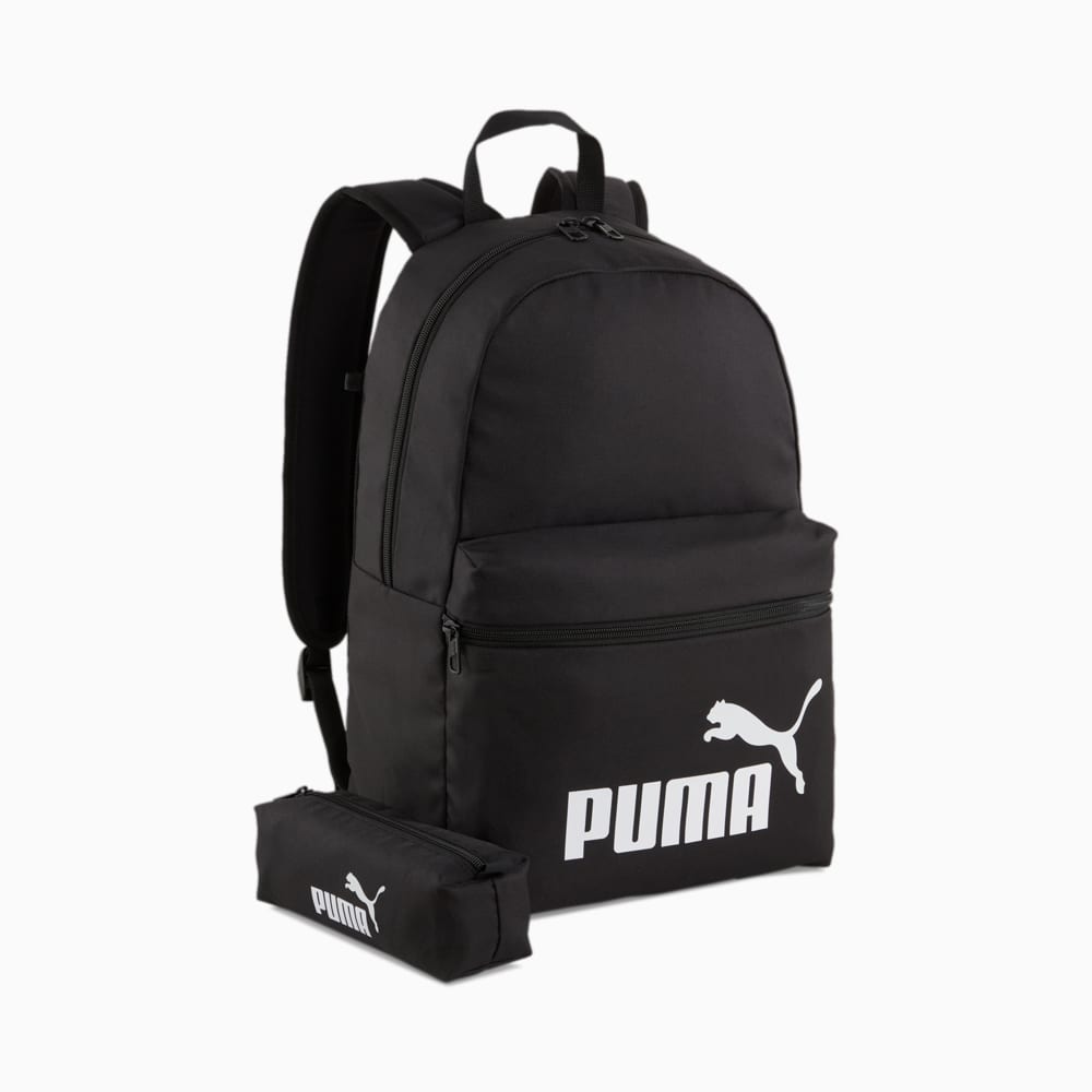 Изображение Puma Рюкзак и пенал PUMA PHASE Backpack Set 22L #1: Puma Black