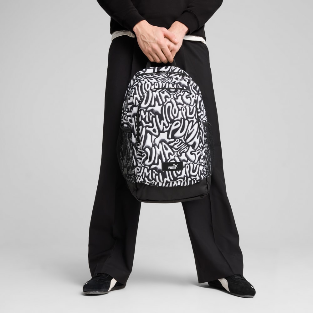 Изображение Puma Рюкзак PUMA Academy All-Over Print Backpack #2: PUMA Black-Grafiti AOP