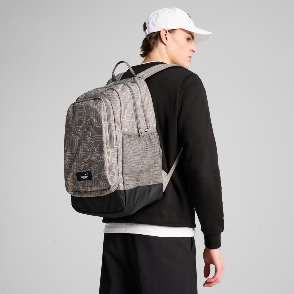 Изображение Puma Рюкзак PUMA Academy All-Over Print Backpack #2: Totally Taupe-Logo Lab AOP