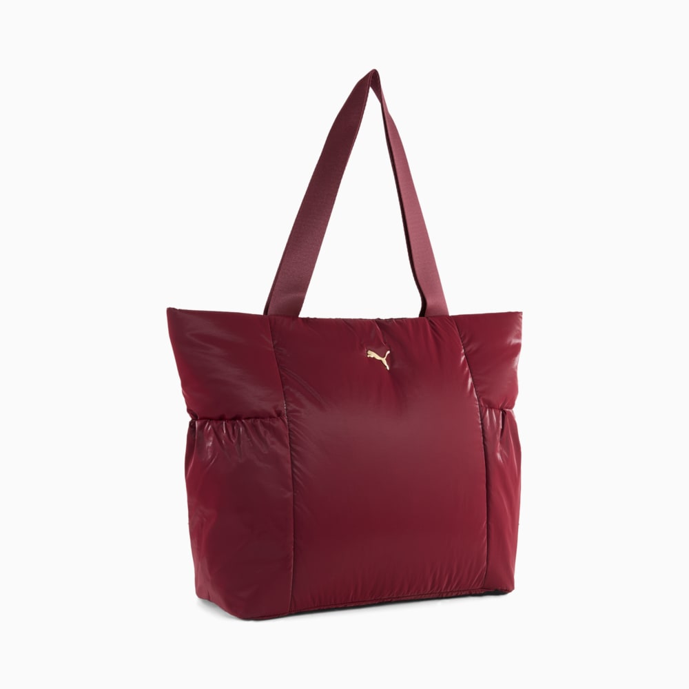 Зображення Puma Сумка UP Shopper Bag #1: Ruby Shimmer-metallic gold logo