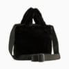Изображение Puma Сумка UP Faux Fur 1.5L Mini Shopper Bag Youth #3: Puma Black