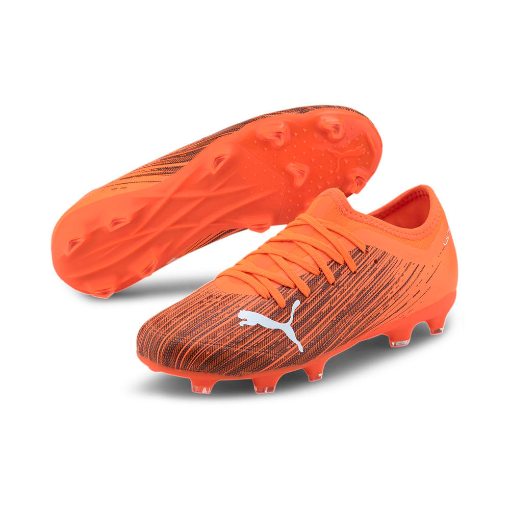 orange football cleats for youth