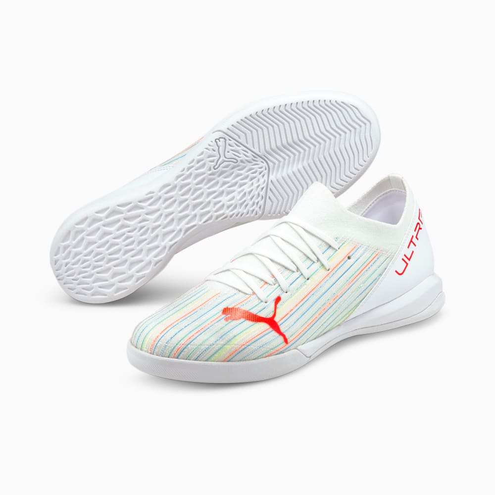 Зображення Puma Бутси ULTRA 3.2 IT Men's Football Boots #2: Puma White-Red Blast-Puma White