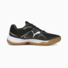 Зображення Puma Кросівки Solarflash Indoor Sports Shoes #5: Puma Black-Puma White-High Risk Red-Gum