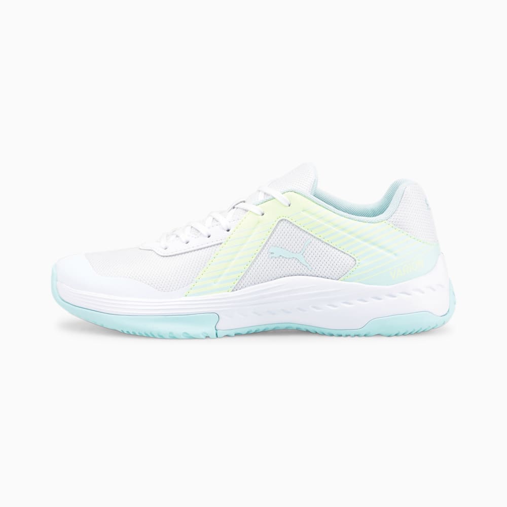 Изображение Puma Кроссовки Varion Indoor Sports Shoes #1: Puma White-Nitro Blue-Fizzy Light