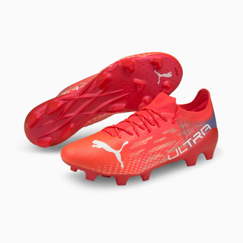 

PUMA - Бутсы ULTRA 1.3 FG/AG Football Boots – Sunblaze-Puma White-Bluemazing –, Розовый