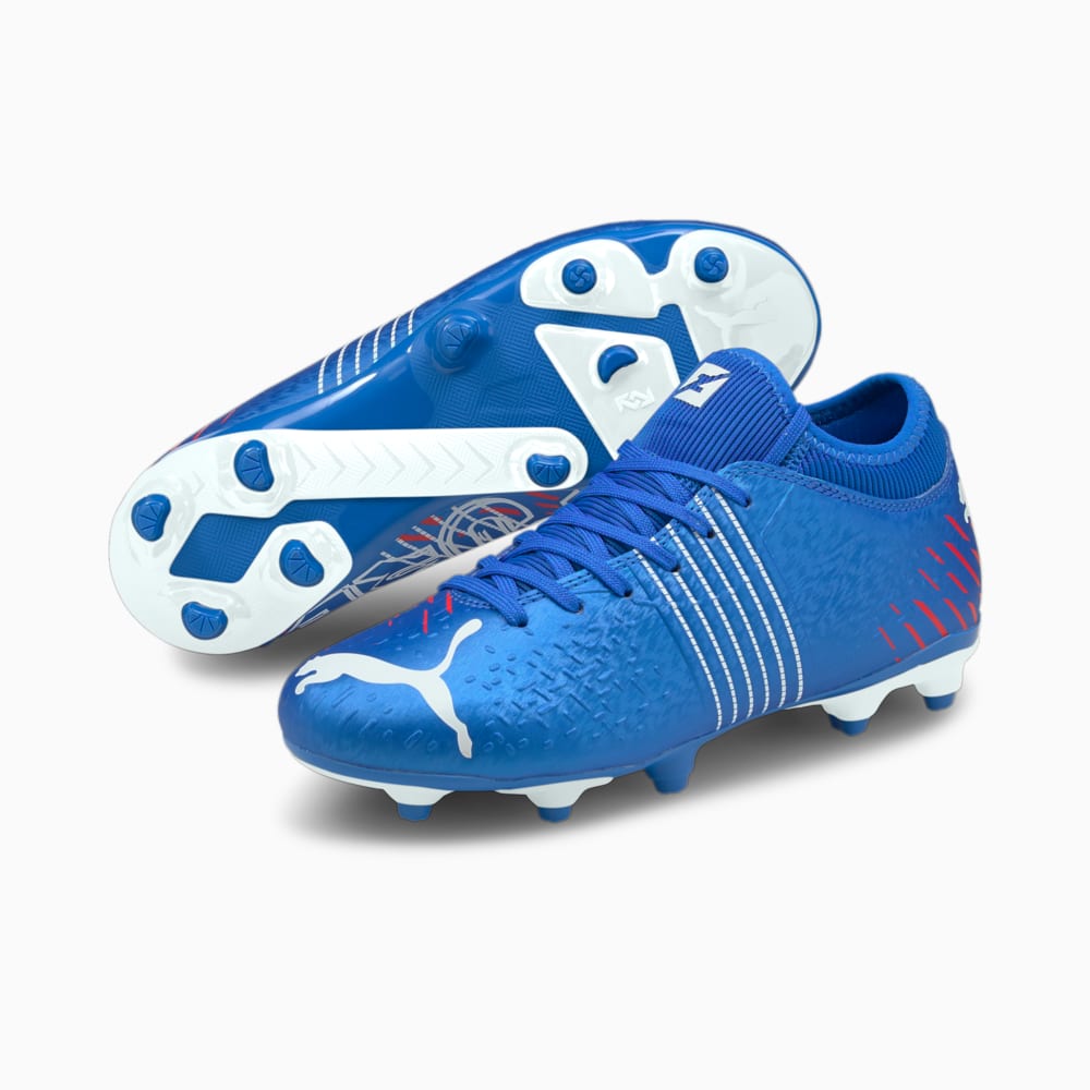 Изображение Puma Детские бутсы FUTURE 4.2 FG/AG Youth Football Boots #2: Bluemazing-Sunblaze-Surf The Web