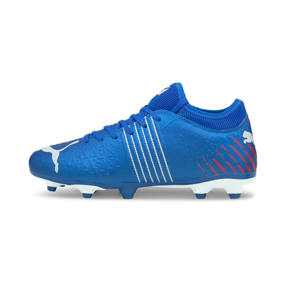 Изображение Puma Детские бутсы FUTURE 4.2 FG/AG Youth Football Boots #1: Bluemazing-Sunblaze-Surf The Web