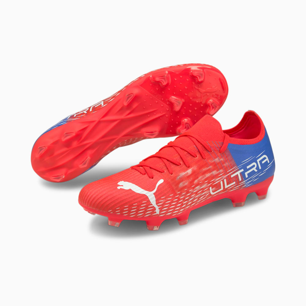 Зображення Puma Бутси ULTRA 3.3.FG/AG Men's Football Boots #2: Sunblaze-Puma White-Bluemazing