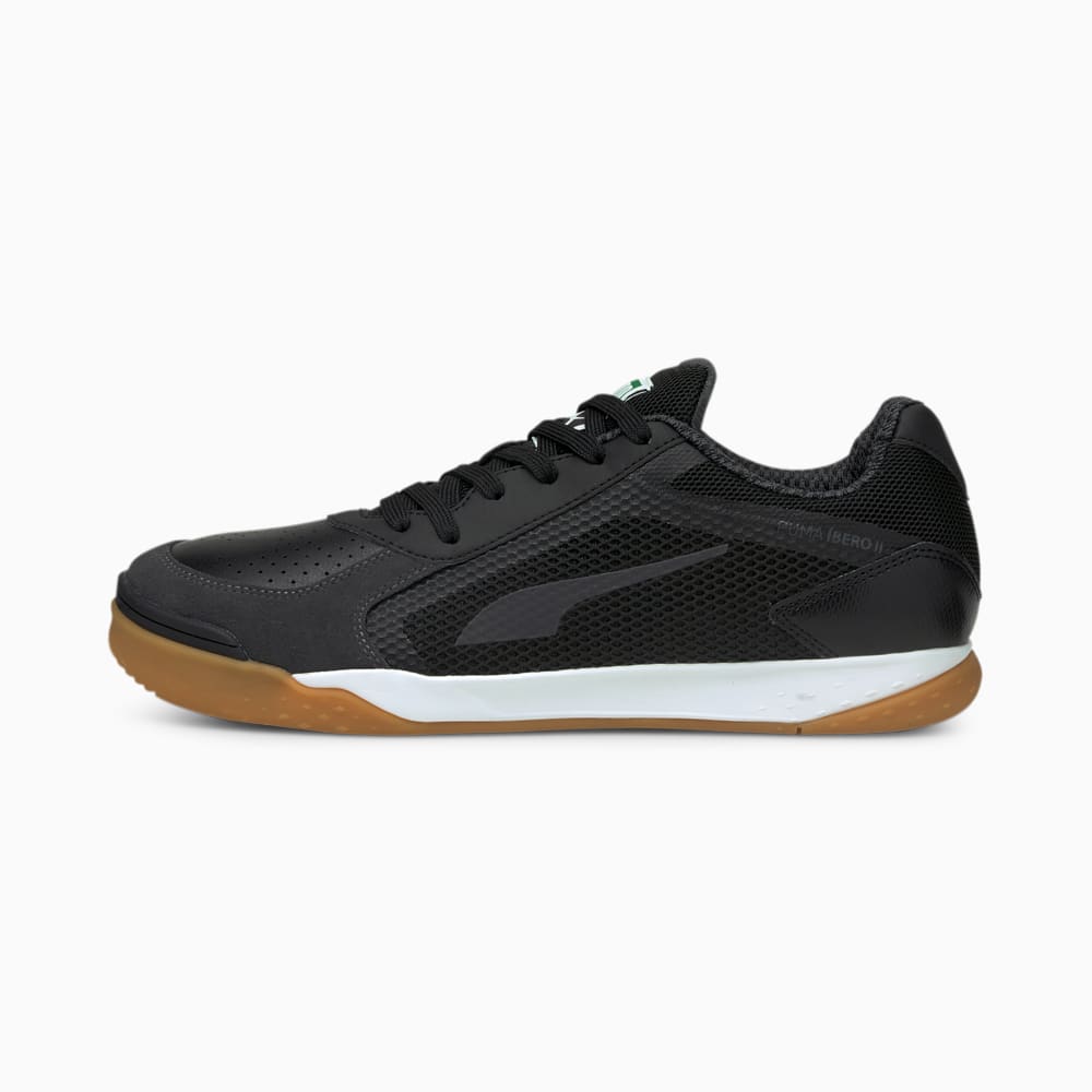 Puma black online brown sole