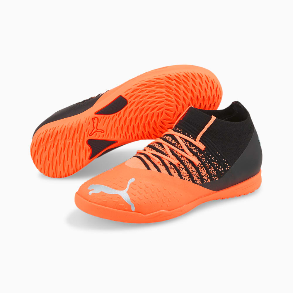 Зображення Puma Дитячі бутси FUTURE 3.3 IT Youth Football Boots #2: Neon Citrus-Diamond Silver-Puma Black