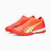 Изображение Puma Детские бутсы ULTRA MATCH Laceless TT + Mid Football Boots Youth #2: Fiery Coral-Fizzy Light-Puma Black