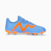 Изображение Puma Детские бутсы FUTURE Play FG/AG Football Boots Youth #5: Blue Glimmer-PUMA White-Ultra Orange