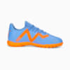 Изображение Puma Детские бутсы FUTURE Play TT Football Boots Youth #5: Blue Glimmer-PUMA White-Ultra Orange