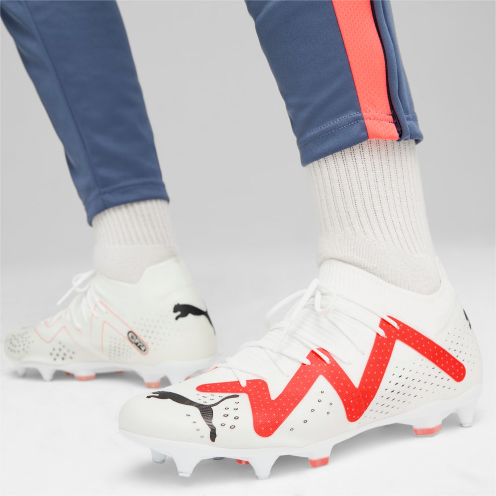 Изображение Puma Бутсы FUTURE MATCH MxSG Men’s Football Boots #2: PUMA White-PUMA Black-Fire Orchid