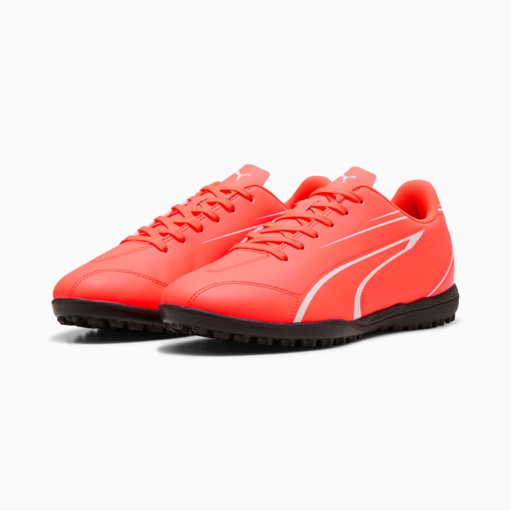 Изображение Puma Бутсы VITORIA TT Football boots #2: Glowing Red-PUMA Black