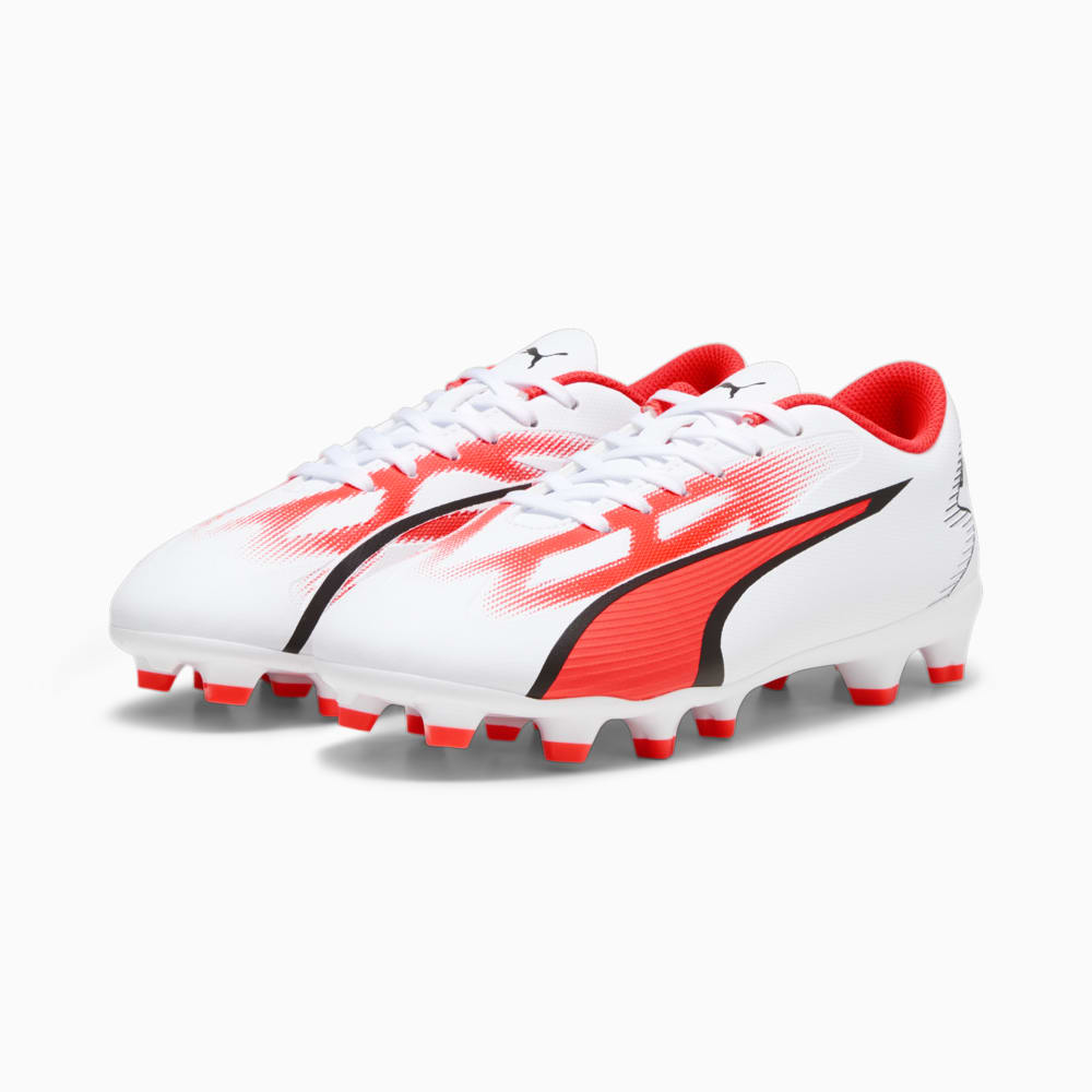 Zapatos de Fútbol Juveniles Ultra Play Fg/Ag, Blanco