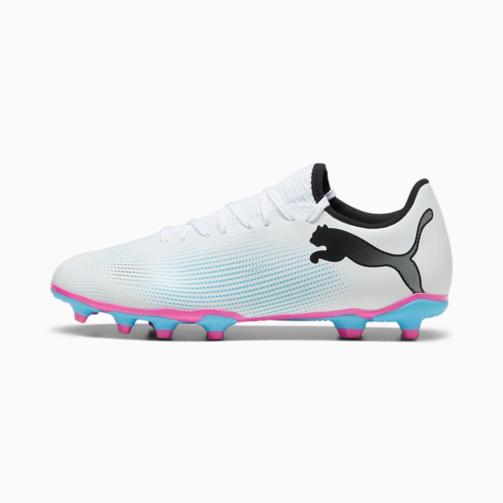 Зображення Puma Бутси FUTURE 7 PLAY FG/AG Football Boots #1: PUMA White-PUMA Black-Poison Pink