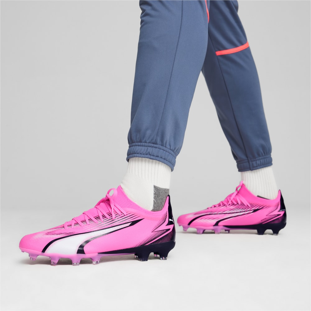 Изображение Puma Бутсы ULTRA MATCH FG/AG Football Boots #2: Poison Pink-PUMA White-PUMA Black
