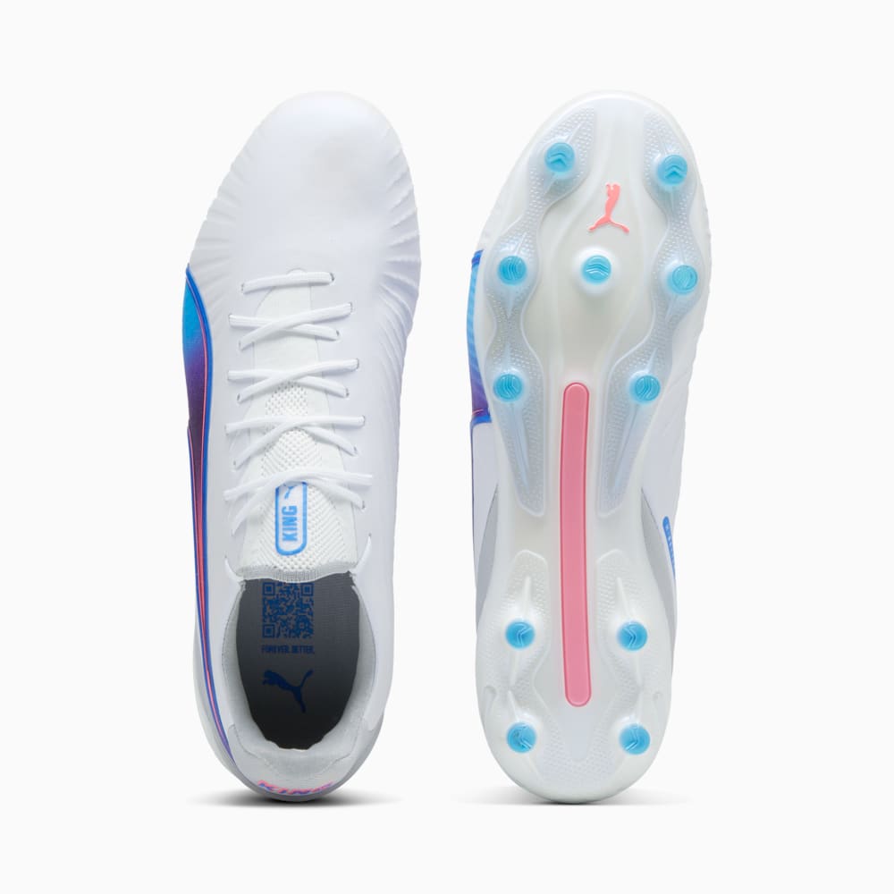 Zapatos de futbol puma king blancos uk deals