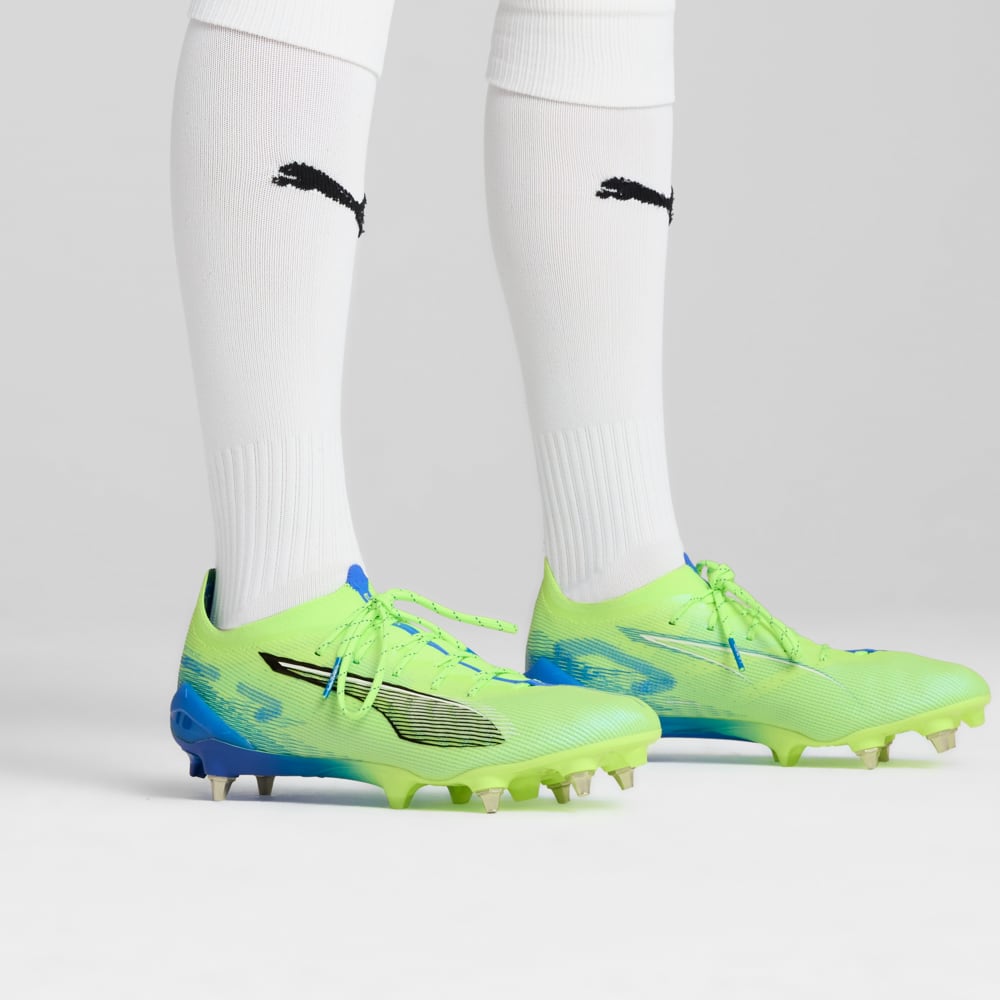 Зображення Puma Бутси ULTRA 5 ULTIMATE MxSG Football Boots #2: Fizzy Apple-PUMA White-Bluemazing