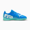 Изображение Puma Бутсы FUTURE 7 PLAY IT Football Boots Youth #5: Hyperlink Blue-Mint-PUMA White