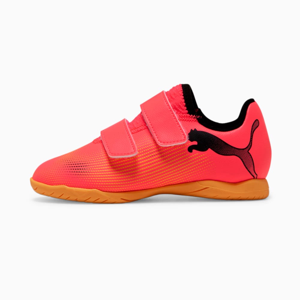 Chuteira de Futsal com Velcro Future 7 Play Infantil Rosa PUMA Ref 108119 03