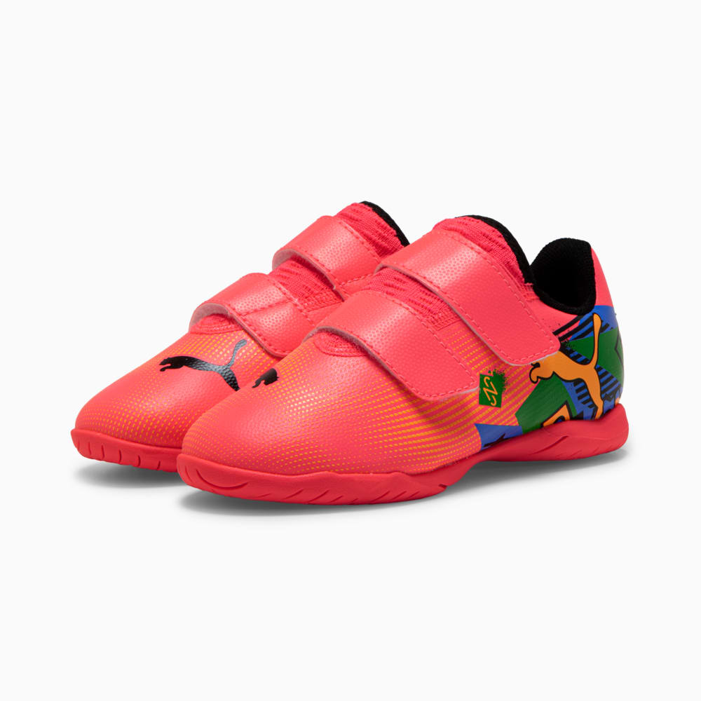 Image PUMA Chuteira Futsal com Velcro Future 7 Play Neymar Jr Infantil #2