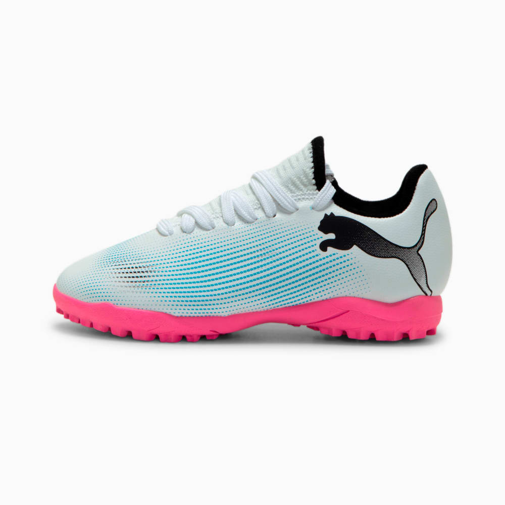 Chuteira Society Future 7 Play Infantil Branco PUMA Ref