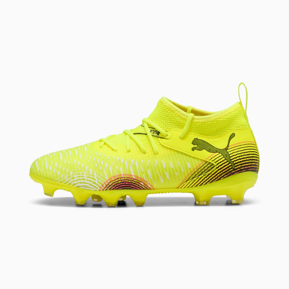 Изображение Puma Бутсы FUTURE 8 MATCH FG/AG Football Boots Youth #1: Yellow Alert-PUMA Black-Sun Struck
