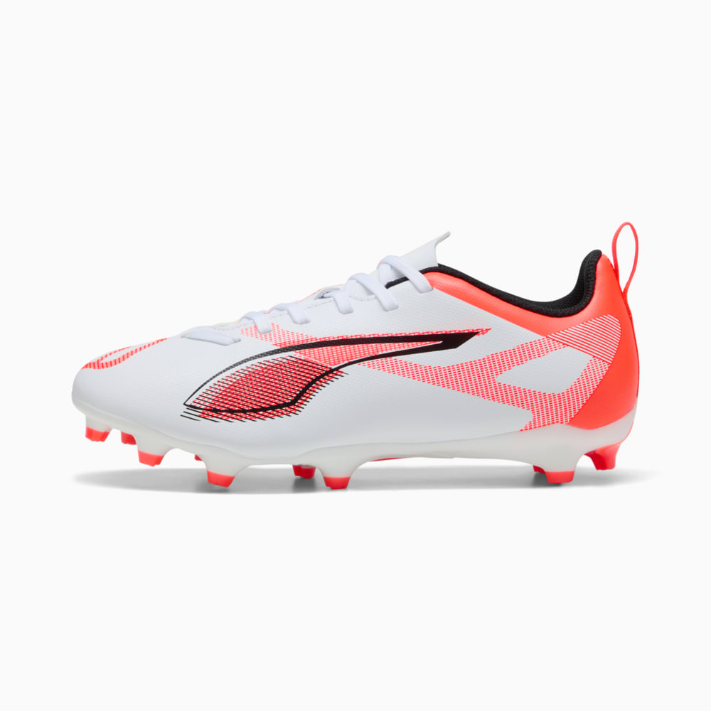 Зображення Puma Бутси ULTRA 5 PLAY FG/AG Football Boots Youth #1: PUMA White-PUMA Black-Glowing Red