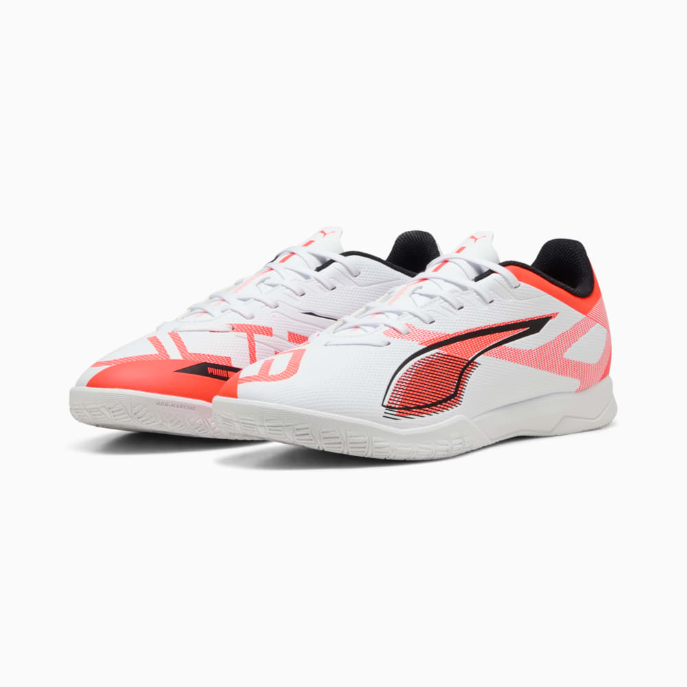 Зображення Puma Бутси ULTRA 5 PLAY IT Futsal Boots #2: PUMA White-PUMA Black-Glowing Red