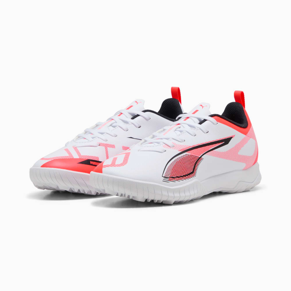 Изображение Puma Бутсы ULTRA 5 PLAY TT Football Boots Youth #2: PUMA White-PUMA Black-Glowing Red