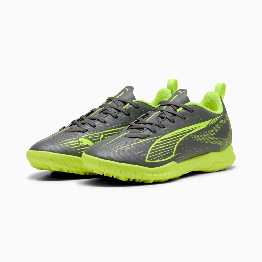 Зображення Puma Бутси ULTRA 5 PLAY TT Football Boots Youth #2: Matte Aged Silver-Yellow Alert-Puma Aged Silver